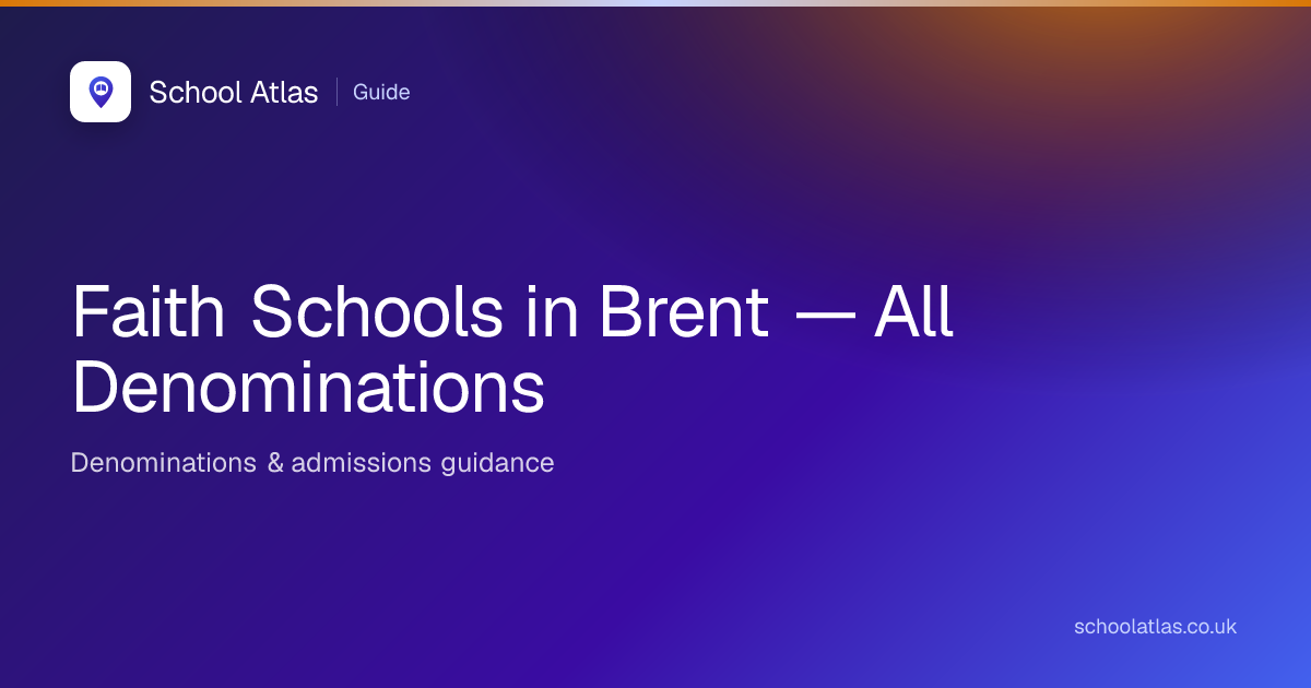 Faith Schools in Brent — All Denominations