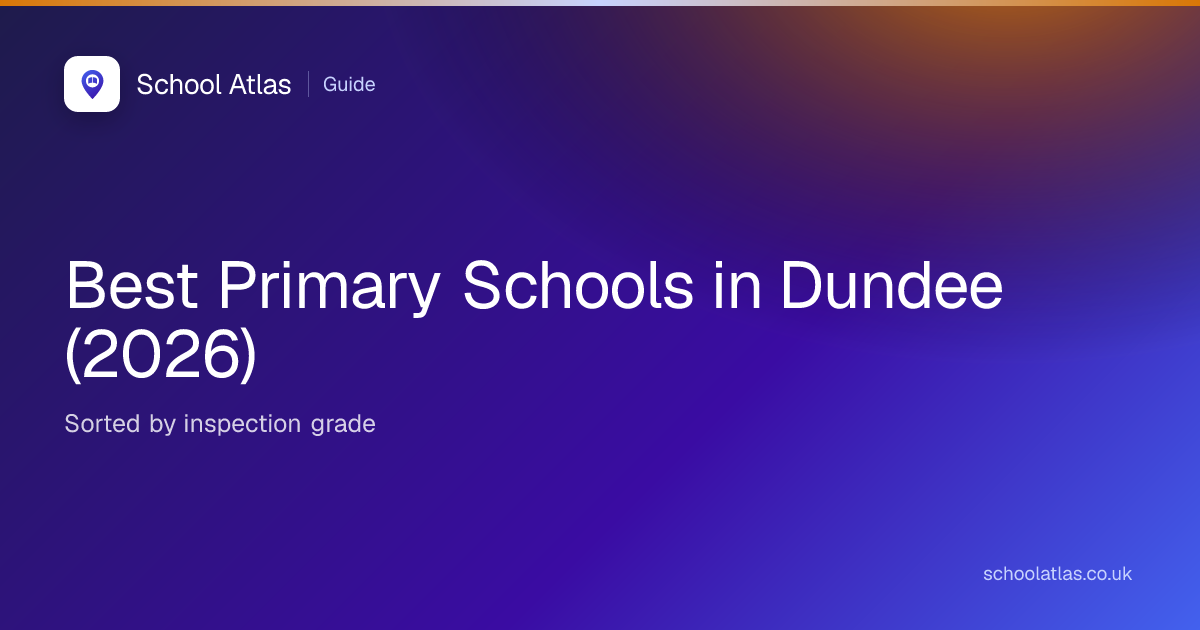 Best Primary Schools in Dundee (2026)
