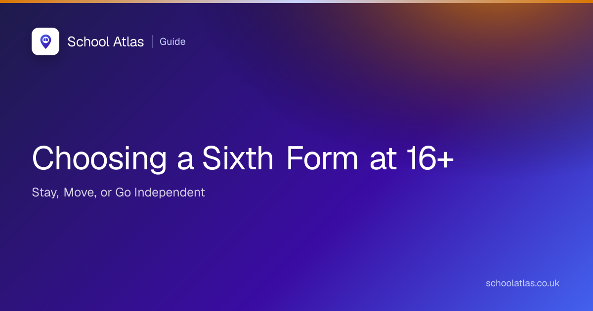 Choosing a Sixth Form at 16+: Stay, Move, or Go Independent? (2026)