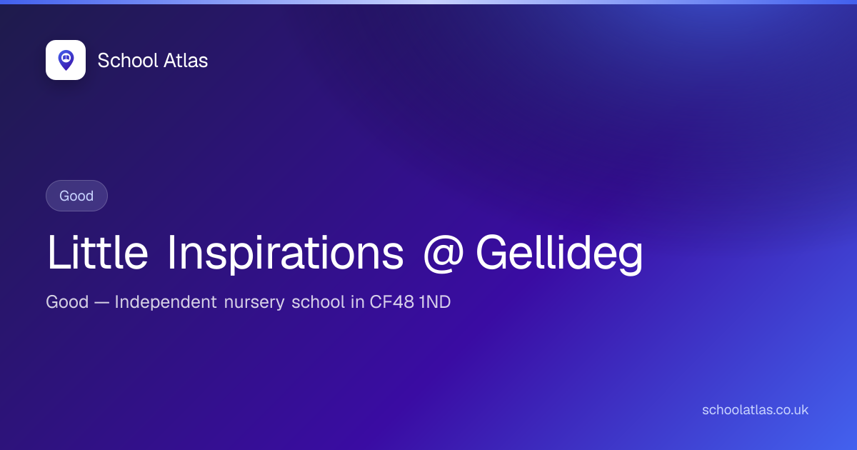 Little Inspirations @ Gellideg — Good | Merthyr Tydfil