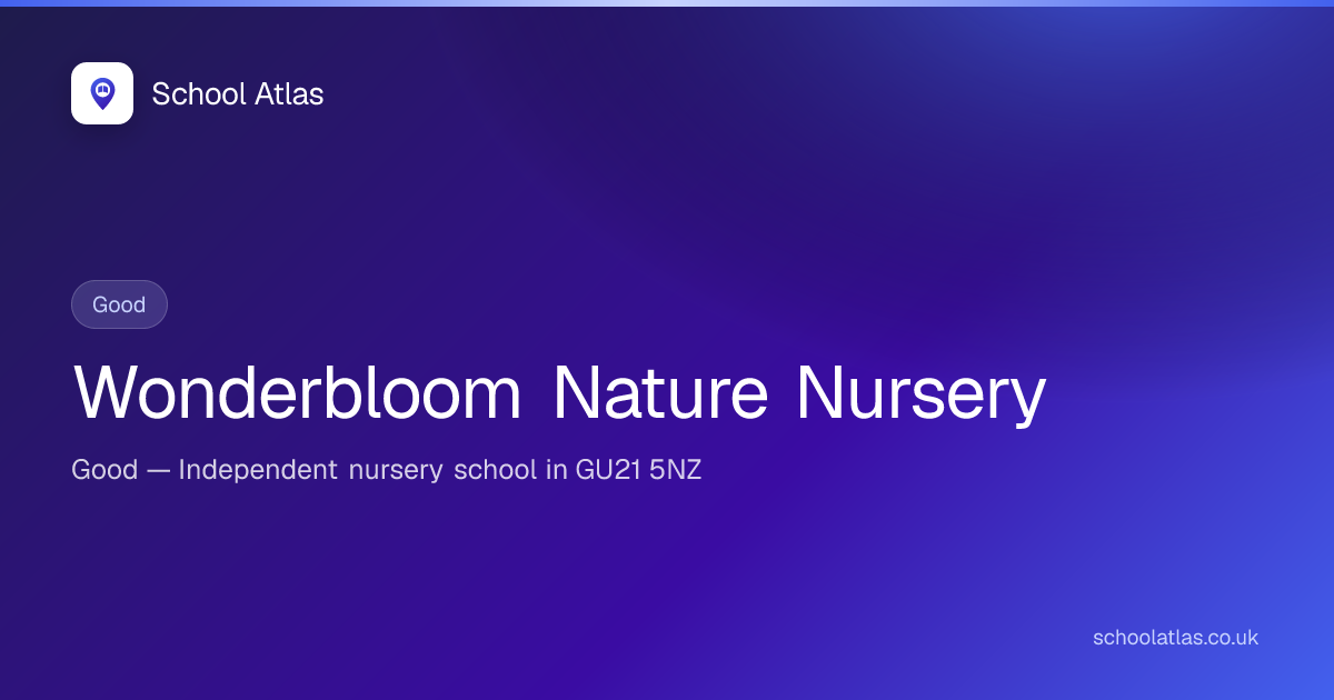 Wonderbloom Nature Nursery — Good | Surrey