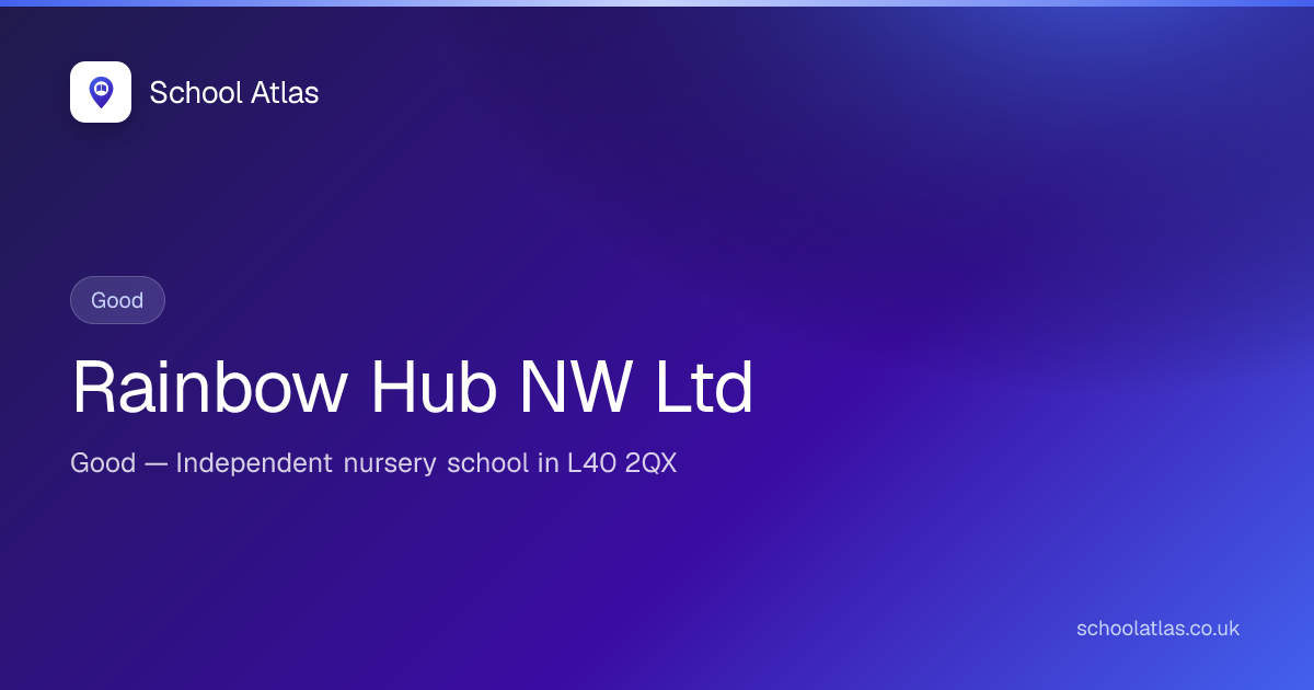 Rainbow Hub NW Ltd: Ofsted & Fees 2026 | Lancashire