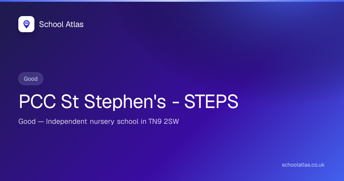 PCC St Stephen's - STEPS: Ofsted & Fees 2026