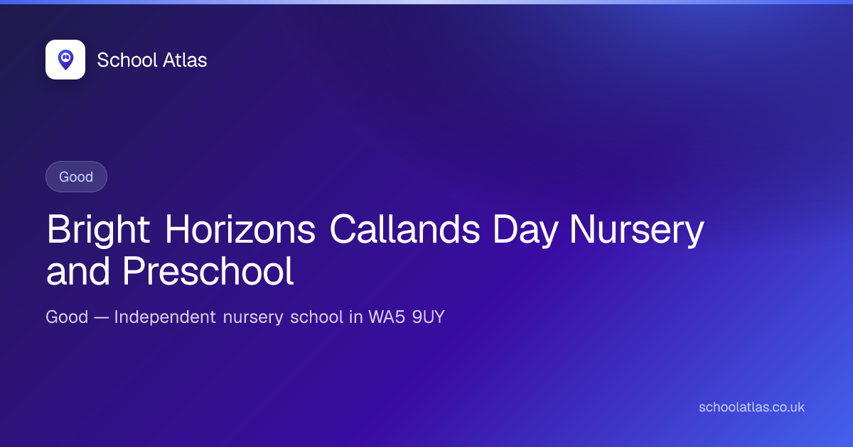 Bright Horizons Callands Day Nursery and Preschool: Ofsted & Fees 2026