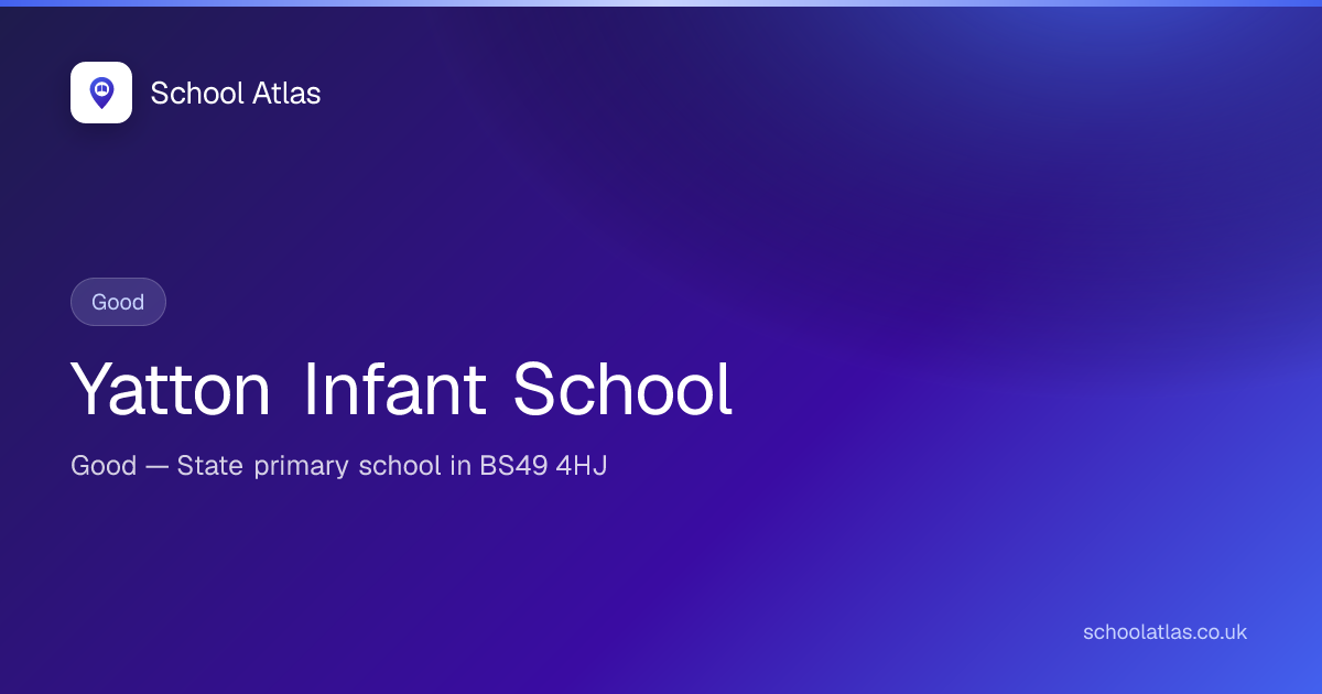 Yatton Infant School — Good | North Somerset