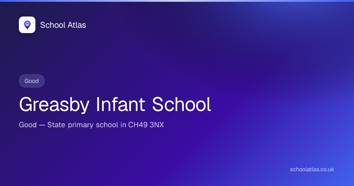 Greasby Infant School — Good | Wirral
