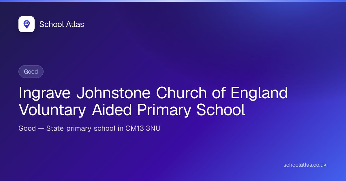 Ingrave Johnstone Church of England Voluntary Aided Primary School ...