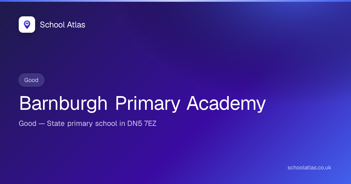 Barnburgh Primary Academy: Ofsted, Results & Catchment 2026 | Doncaster