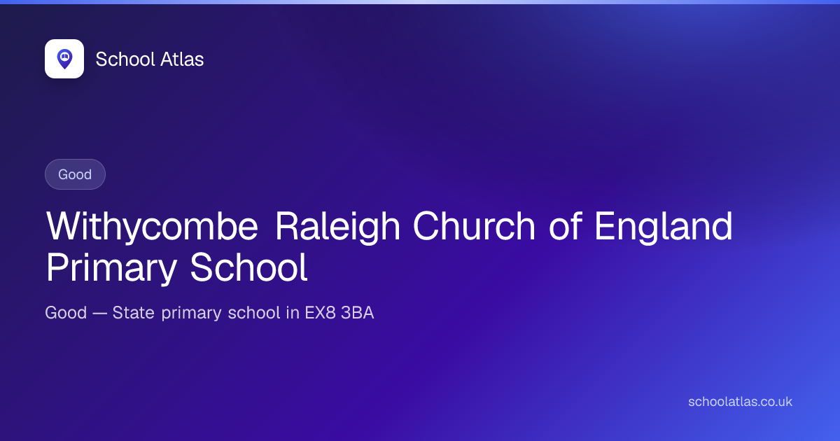 Withycombe Raleigh Church of England Primary School: Ofsted, Results ...
