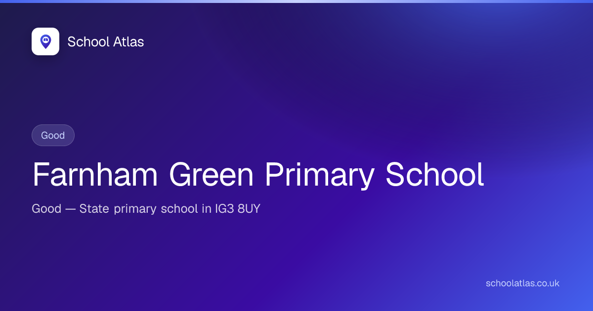 Farnham Green Primary School — Good | Redbridge