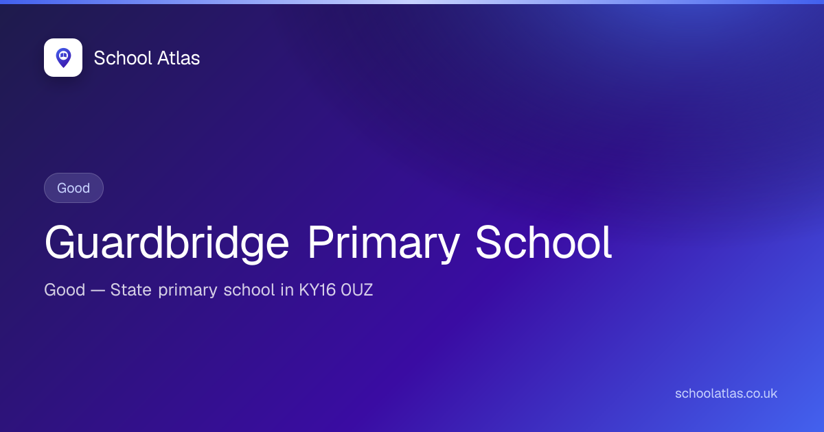 Guardbridge Primary School — Good | Fife