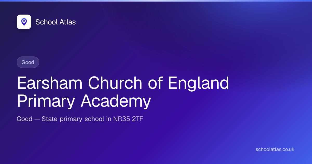Earsham Church of England Primary Academy — Good | Norfolk