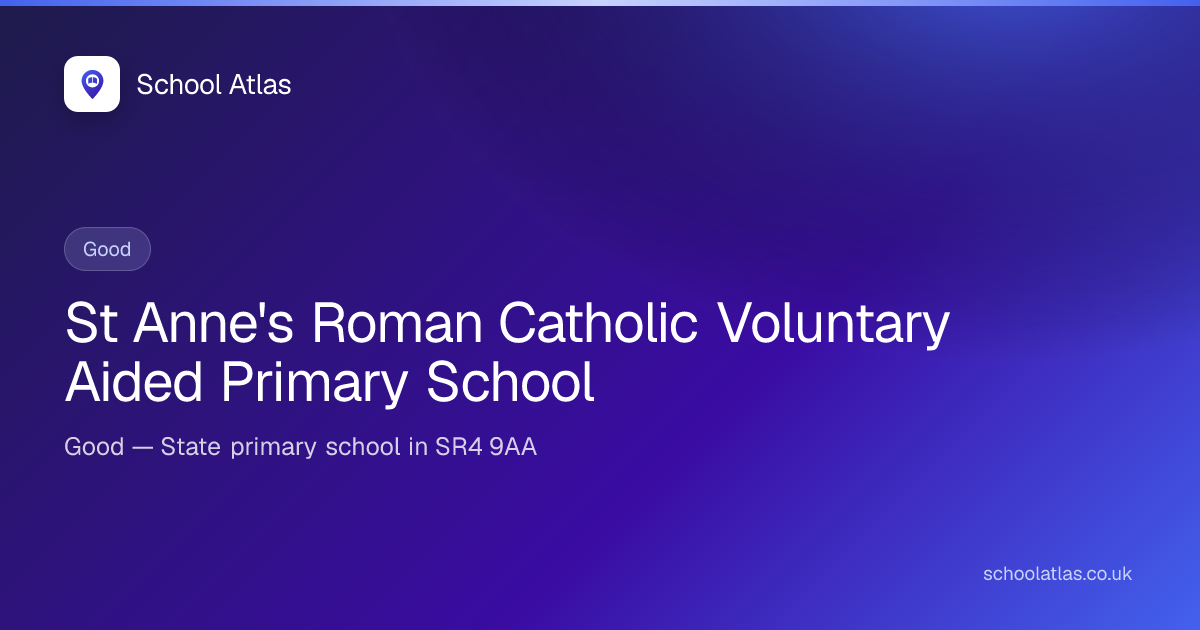 St Anne's Roman Catholic Voluntary Aided Primary School: Ofsted ...
