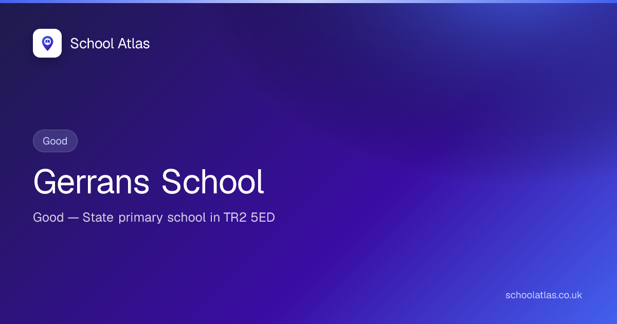 Gerrans School — Good | Cornwall