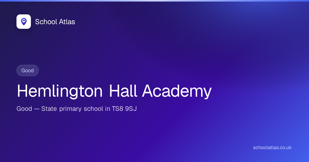 Hemlington Hall Academy: Ofsted, Results & Catchment 2026 | Middlesbrough
