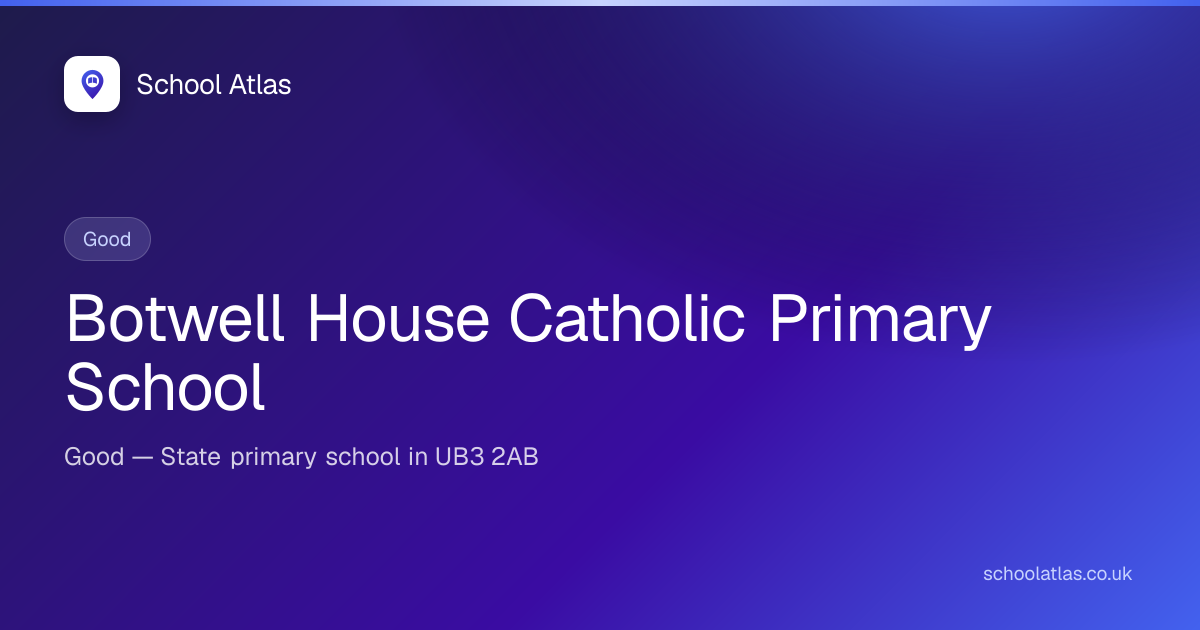 Botwell House Catholic Primary School: Ofsted, Results & Catchment 2026 ...