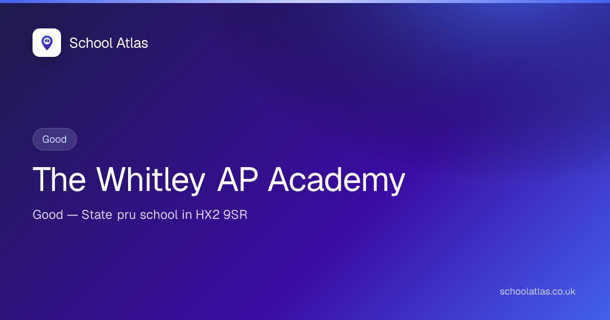 The Whitley AP Academy — Good | Calderdale