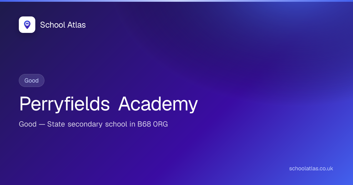 Perryfields Academy — Good | Sandwell