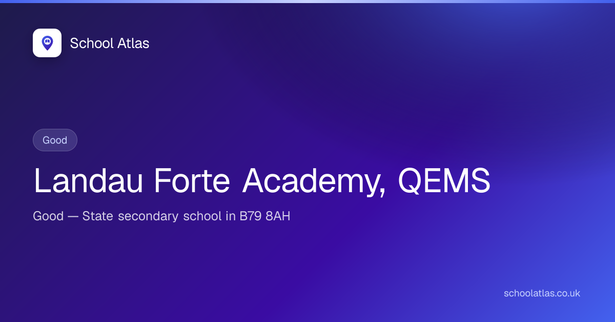 Landau Forte Academy, QEMS: Ofsted, Results & Catchment 2026