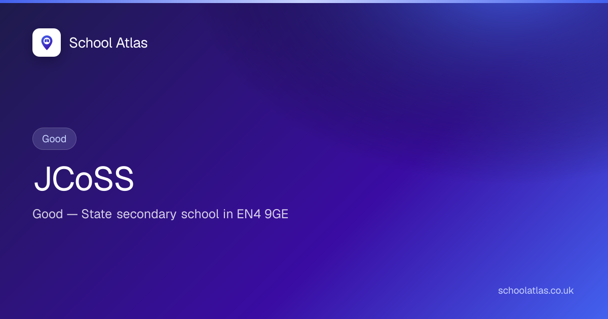 JCoSS: Ofsted, Results & Catchment 2026 | Barnet