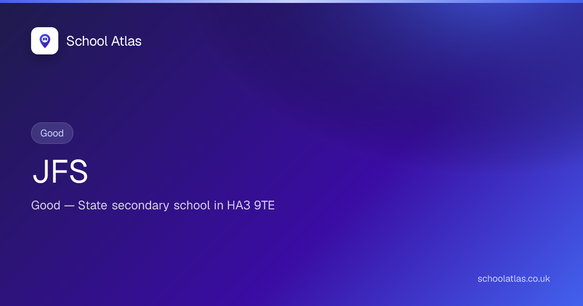 JFS: Ofsted, Results & Catchment 2026 | Brent
