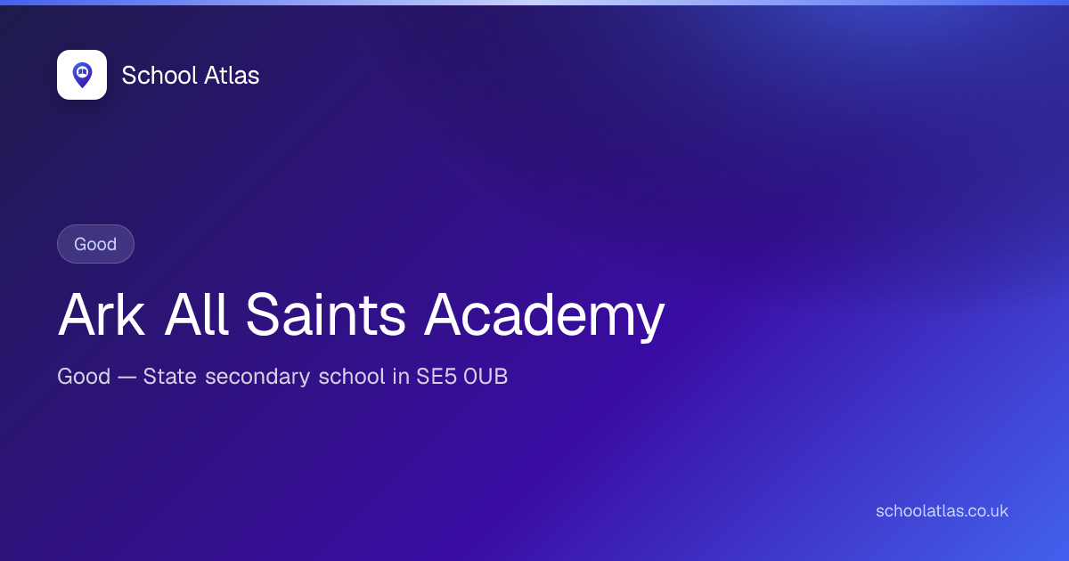 Ark All Saints Academy: Ofsted, Results & Catchment 2026 | Southwark