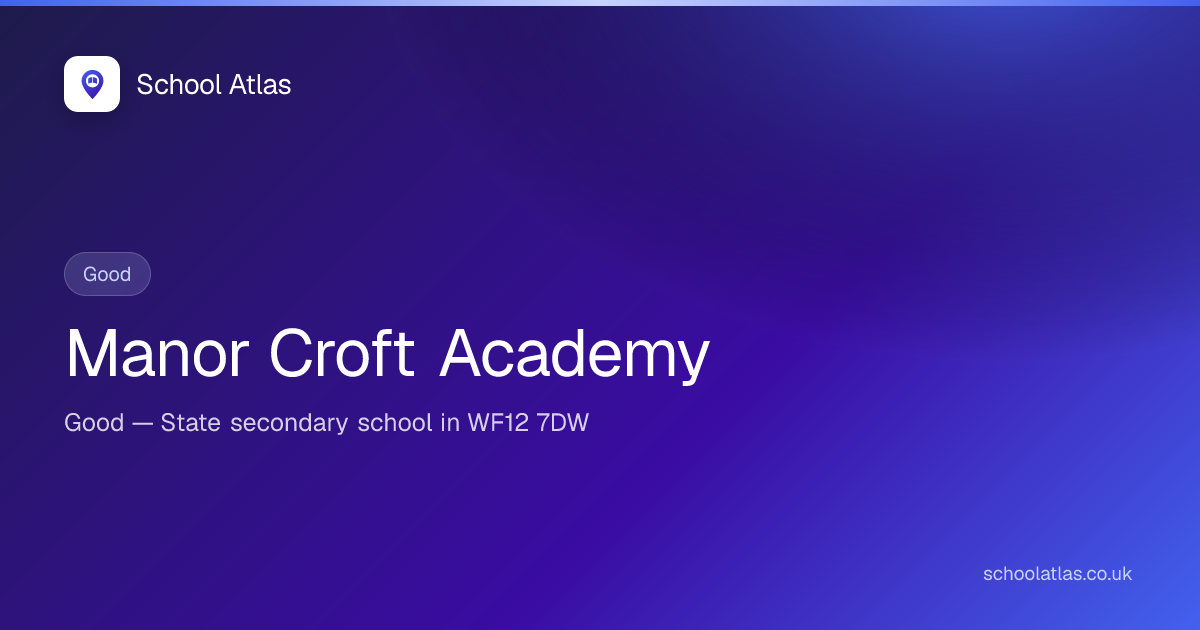 Manor Croft Academy — Good | Kirklees