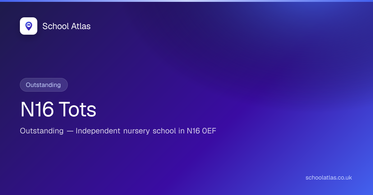 N16 Tots: Ofsted, Results & Catchment 2026 | Hackney