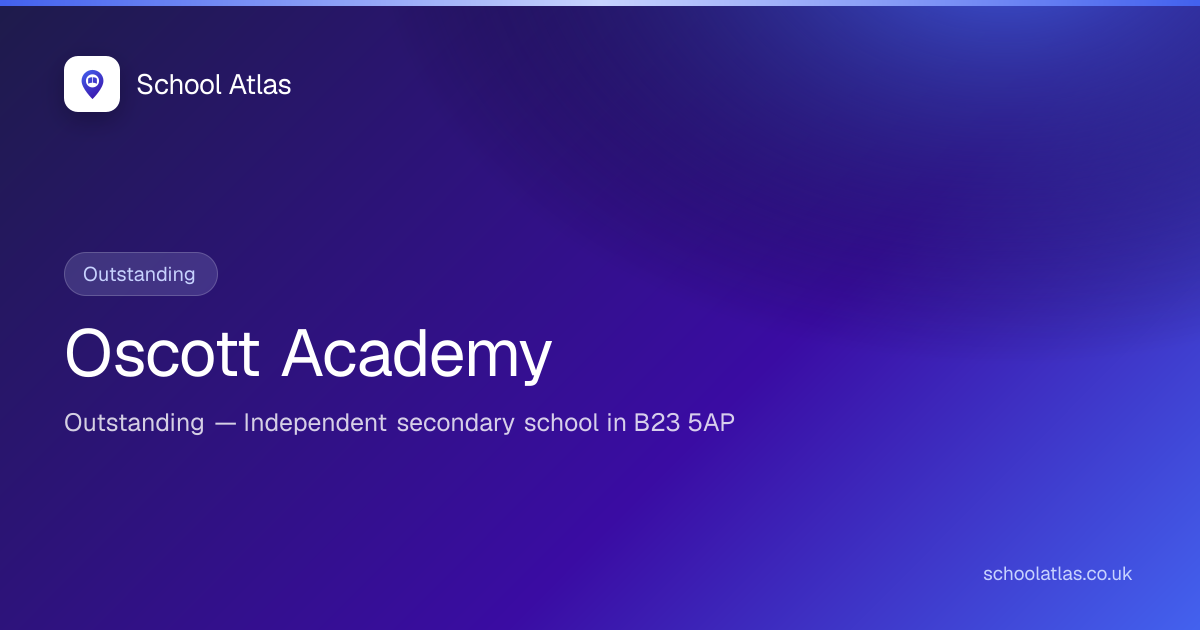 Oscott Academy — Outstanding | Birmingham