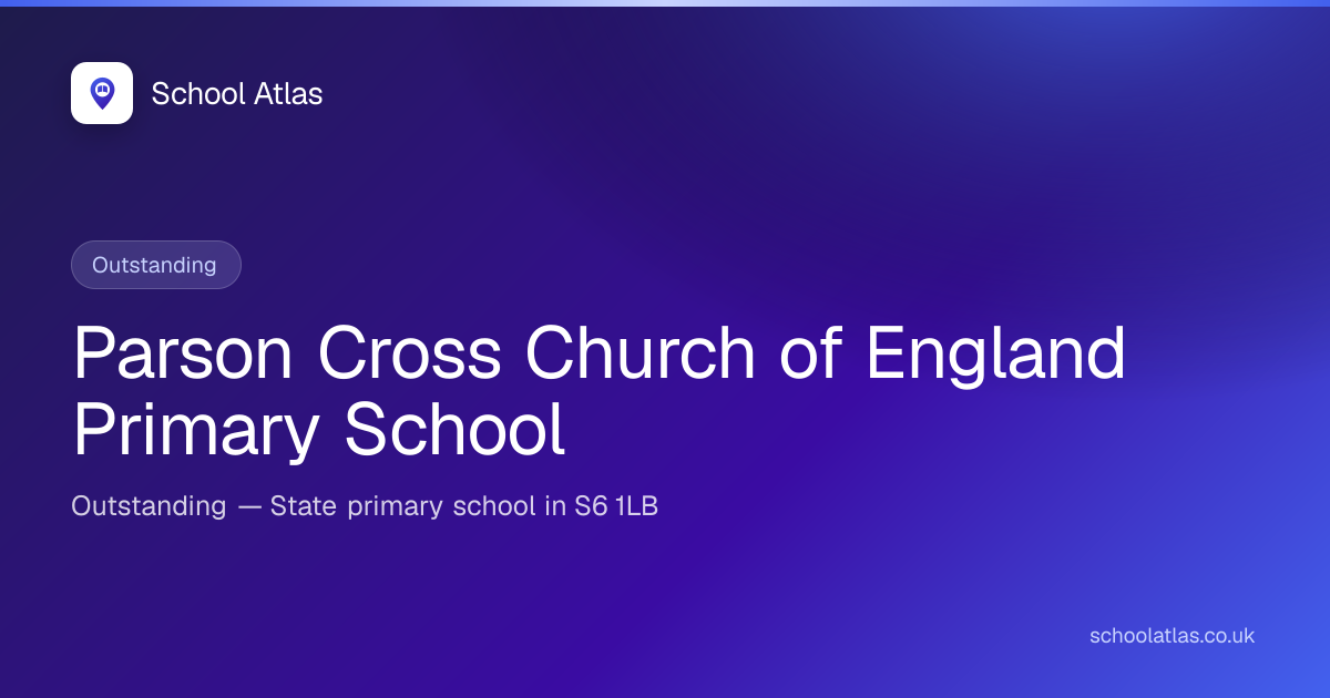 Parson Cross Church of England Primary School: Ofsted, Results ...