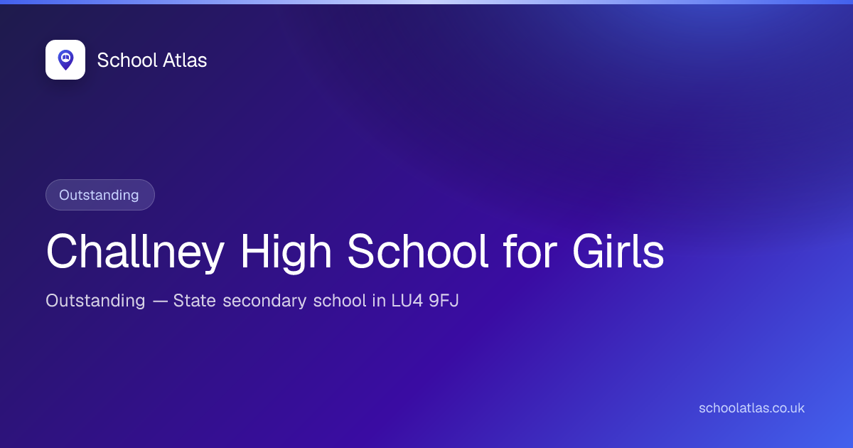Challney High School for Girls: Ofsted, Results & Catchment 2026 | Luton