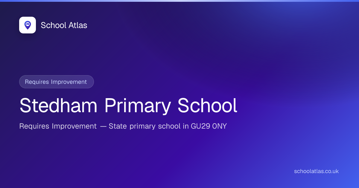 Stedham Primary School | West Sussex