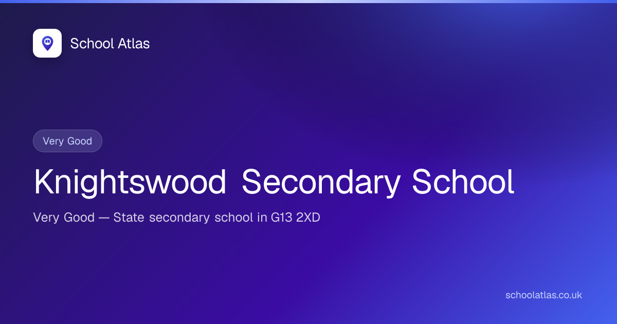 Knightswood Secondary School: Education Scotland, Results & Catchment ...