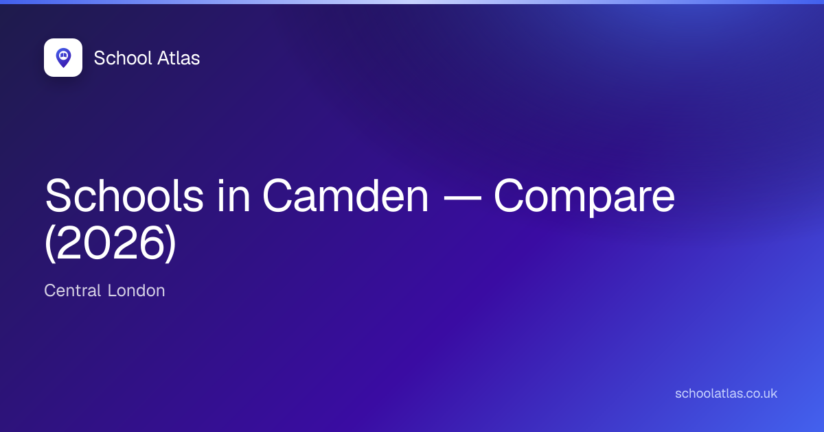 Schools in Camden — Compare (2026) | School Atlas