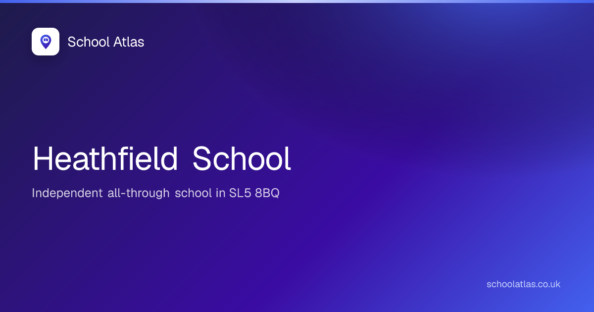 Heathfield School | Bracknell Forest