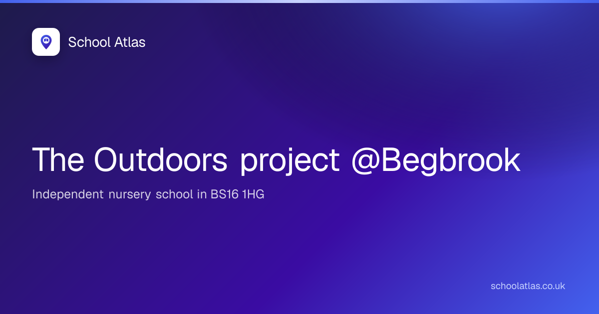 The Outdoors project @Begbrook | Bristol
