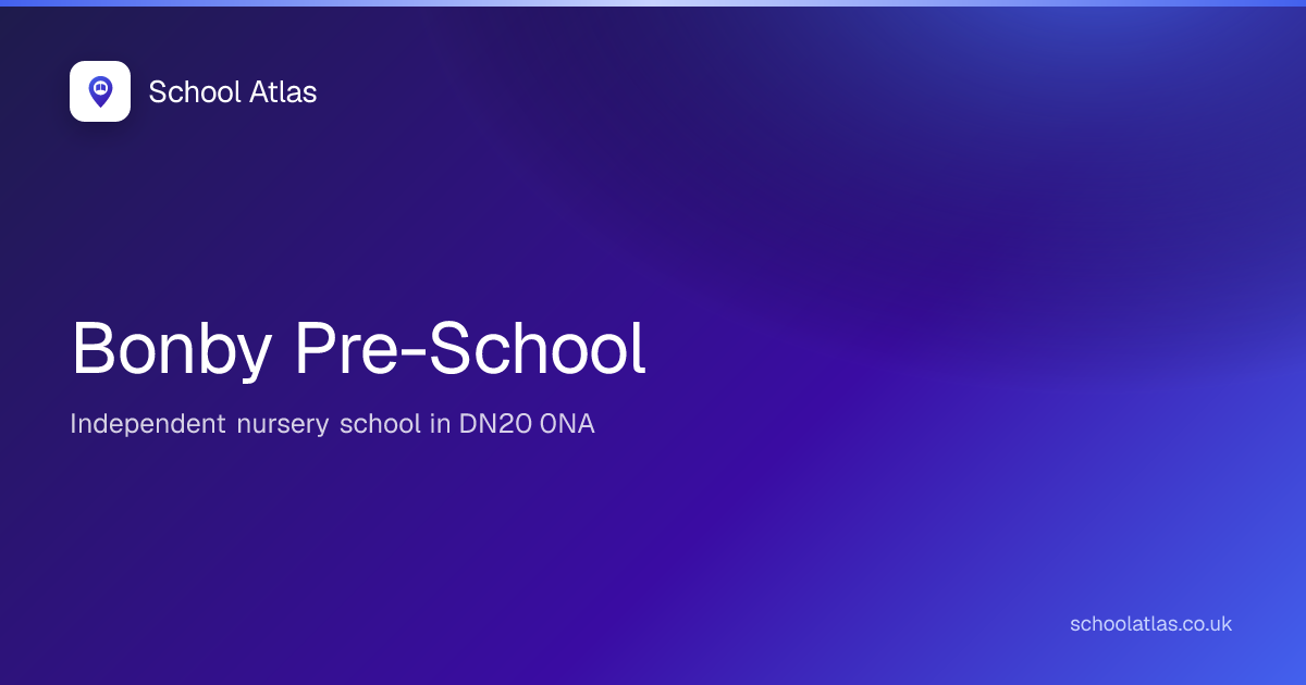Bonby Pre-School | North Lincolnshire