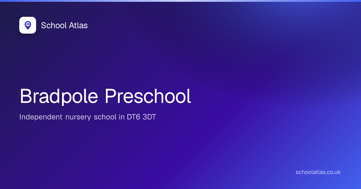 Bradpole Preschool | Dorset