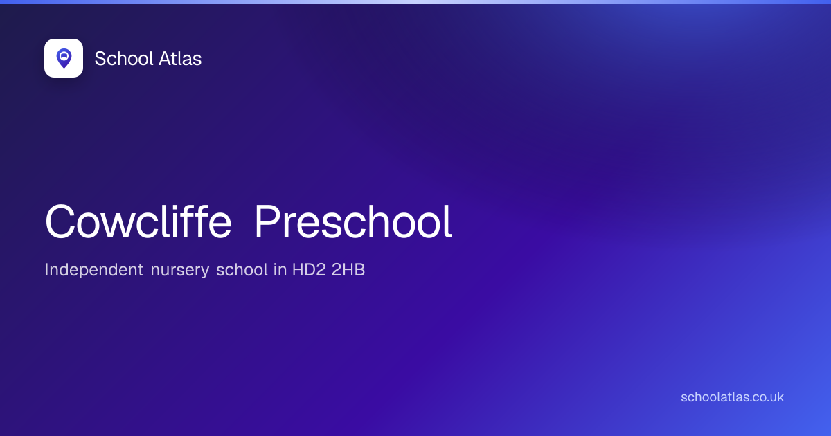 Cowcliffe Preschool | Kirklees