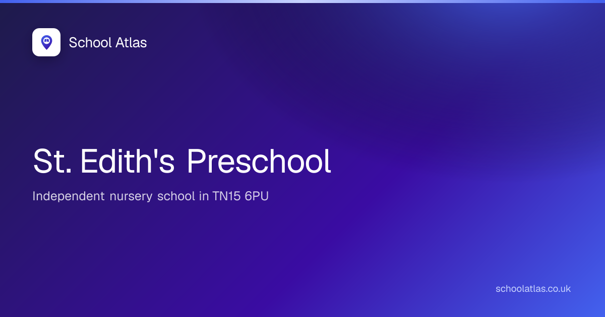 St. Edith's Preschool | Kent