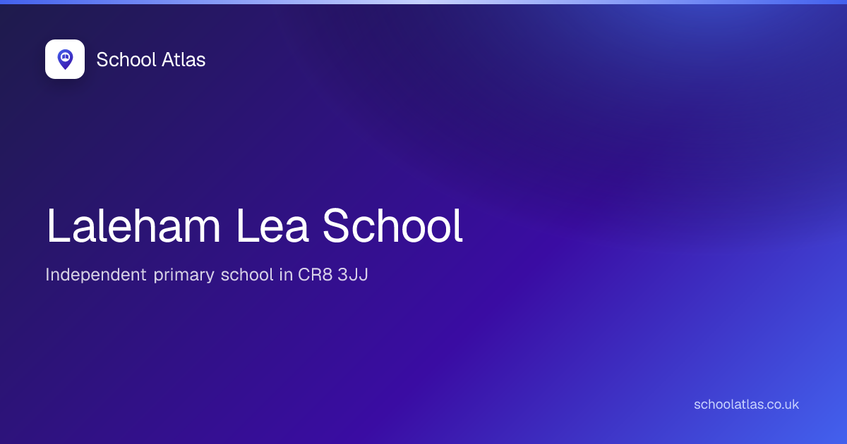 Laleham Lea School | Croydon