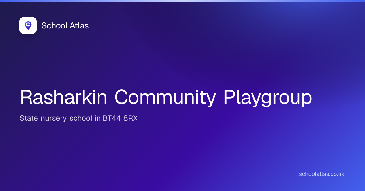 Rasharkin Community Playgroup | Causeway Coast and Glens
