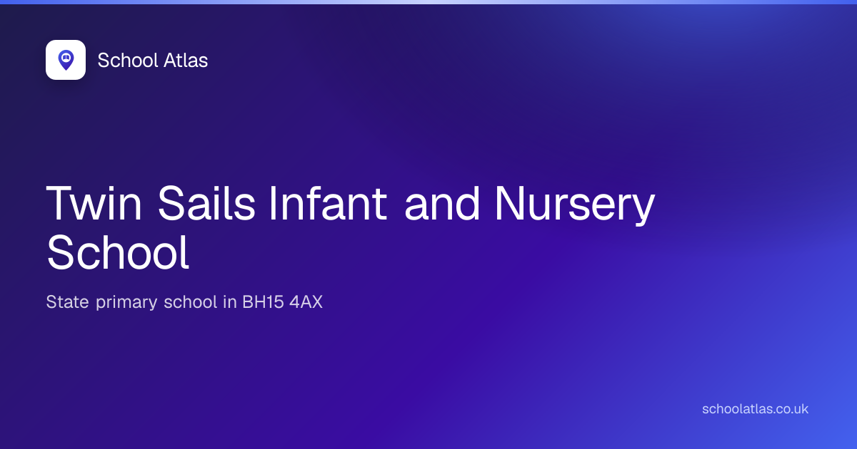 Twin Sails Infant and Nursery School: Ofsted, Results & Catchment 2026