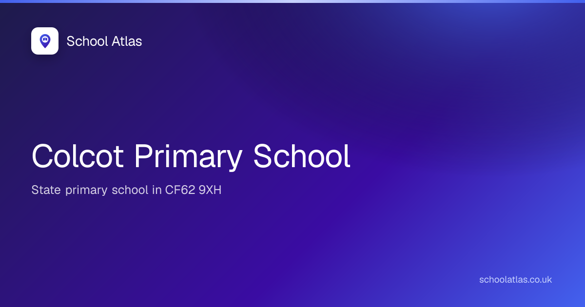 Colcot Primary School: Estyn, Results & Catchment 2026
