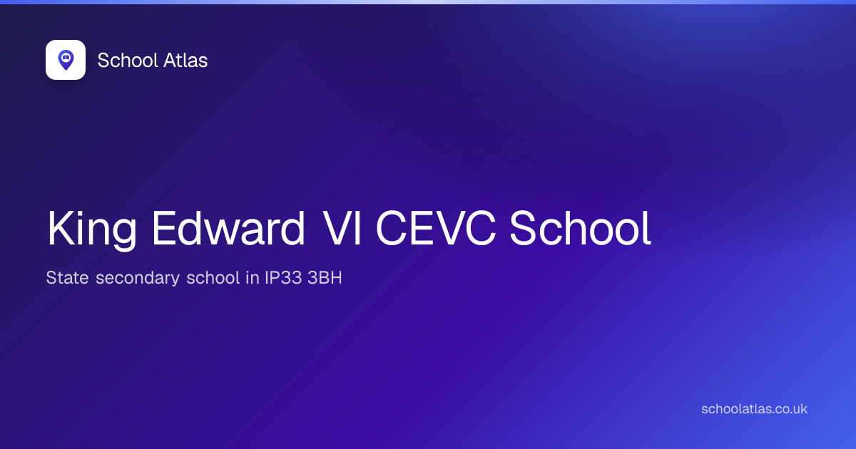 King Edward VI CEVC School | Suffolk