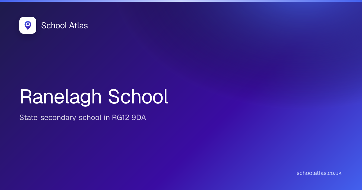 Ranelagh School: Ofsted, Results & Catchment 2026 | Bracknell Forest