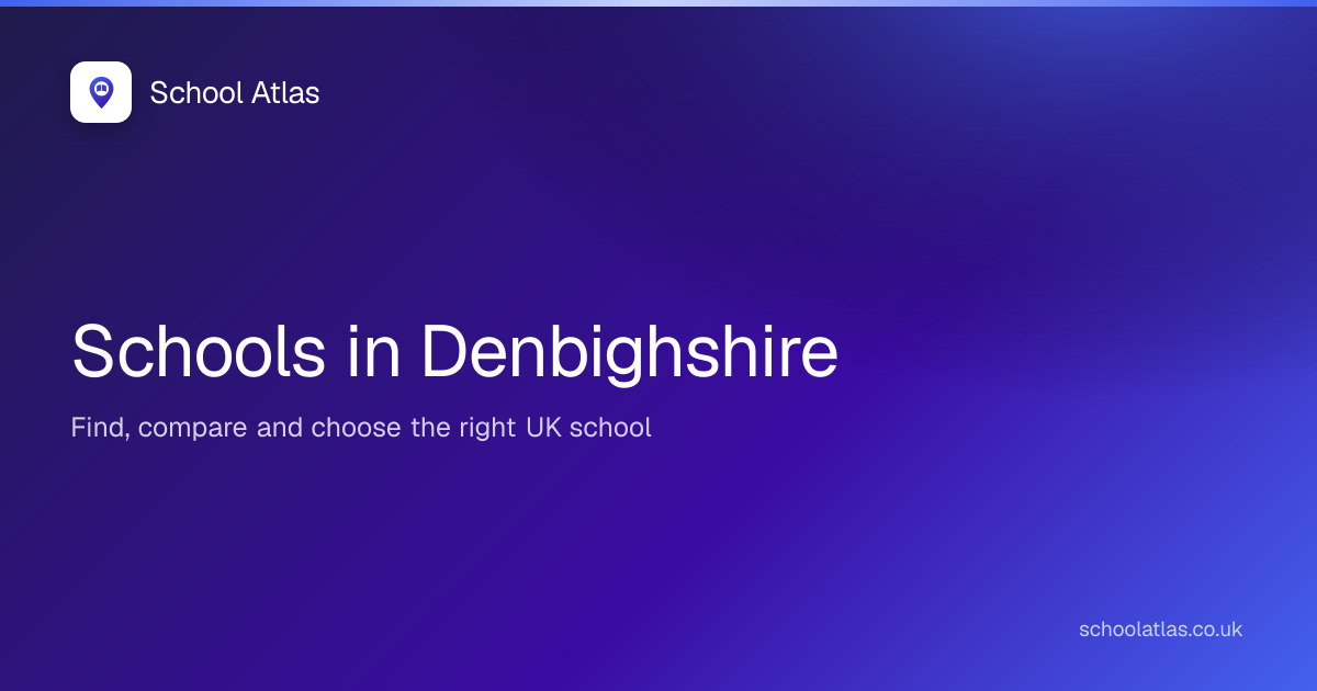 School Not Found | Denbighshire